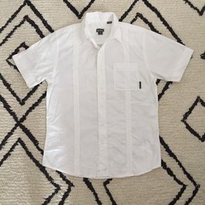 MEN WHITE BEACH TOP (Medium)